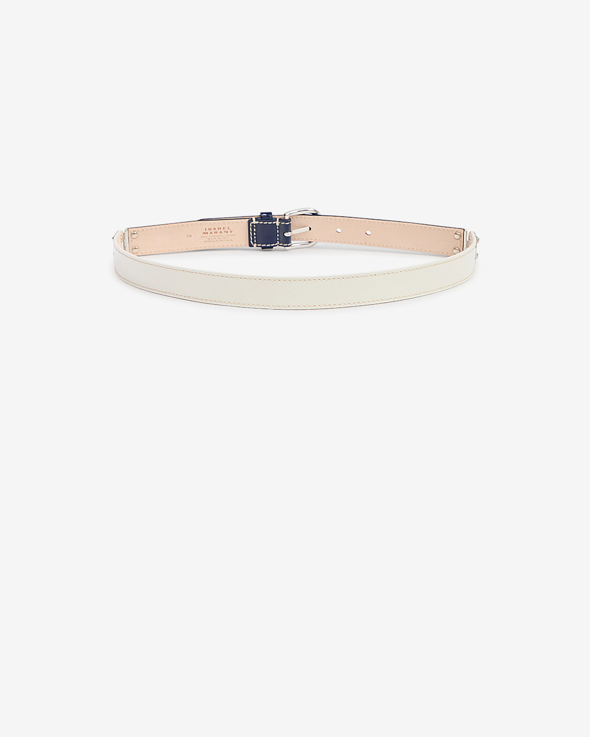 Isabel Marant Zap ceinture cuir bleu foncé