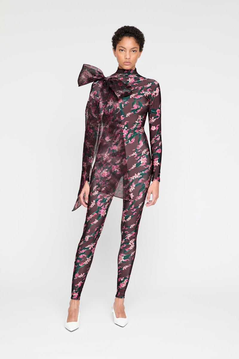 ATU Body Couture Catsuits Floral combinaison marron fleurs taille S