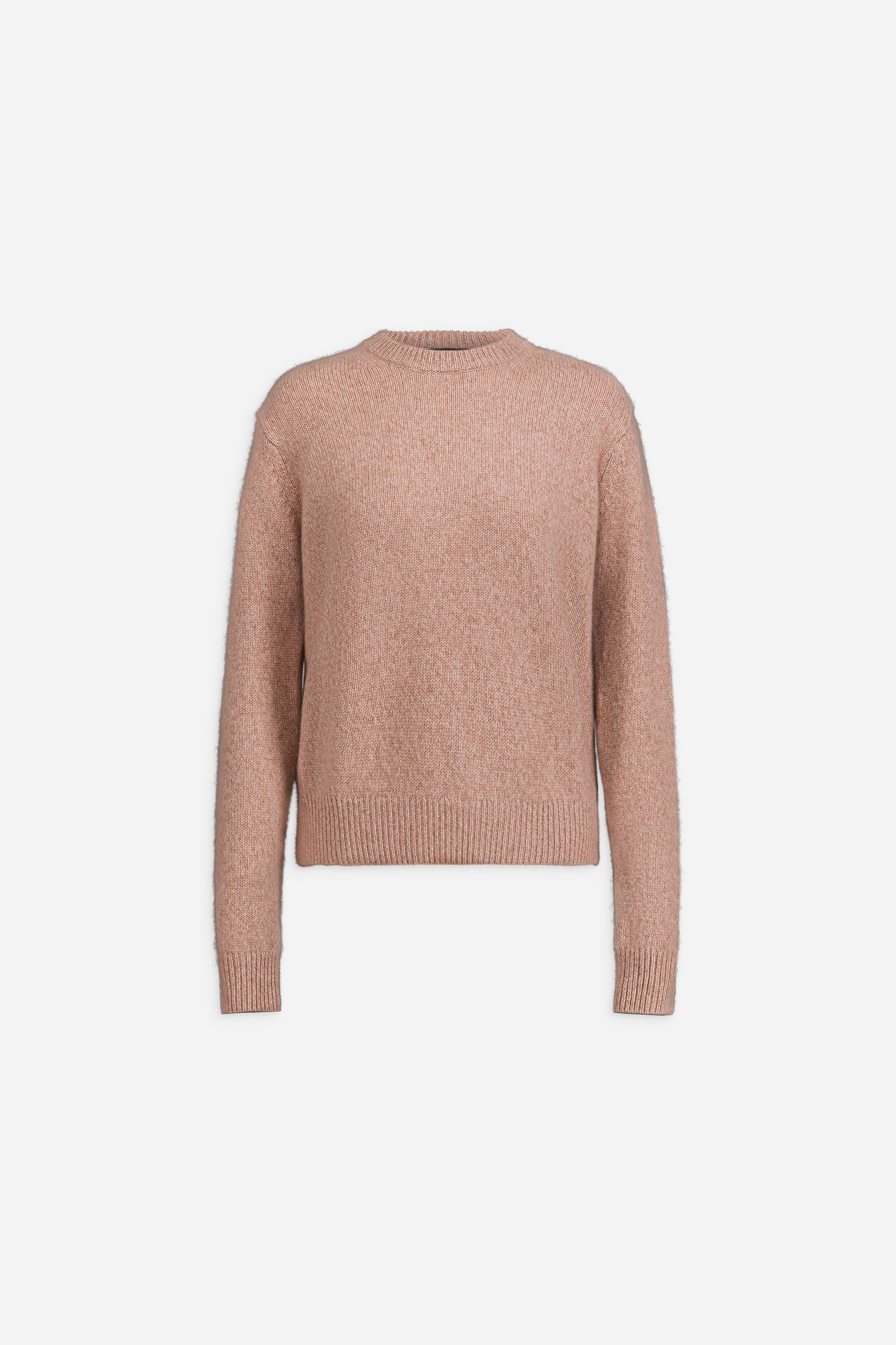 PAUL & JOE Felicien pull cachemire col rond marron
