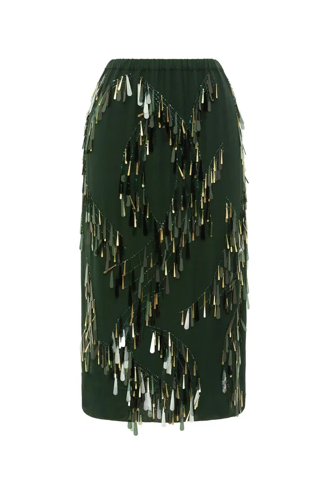 Alemäis Ophira Jupe midi sequins viscose