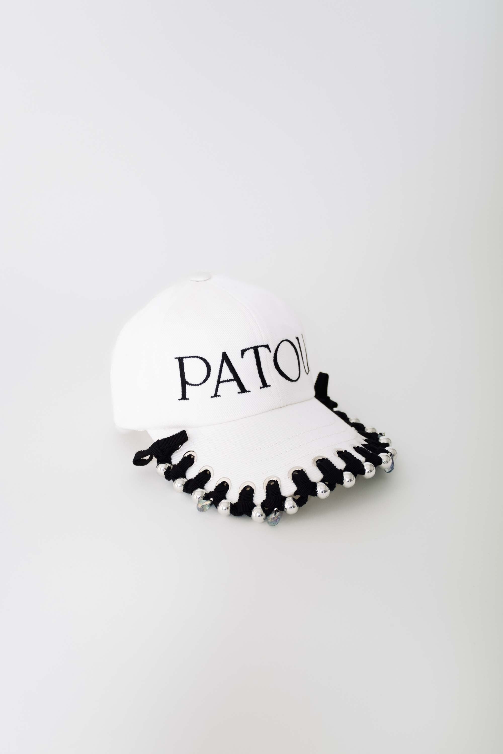 Patou E24SP053 casquette coton noire logo S M L