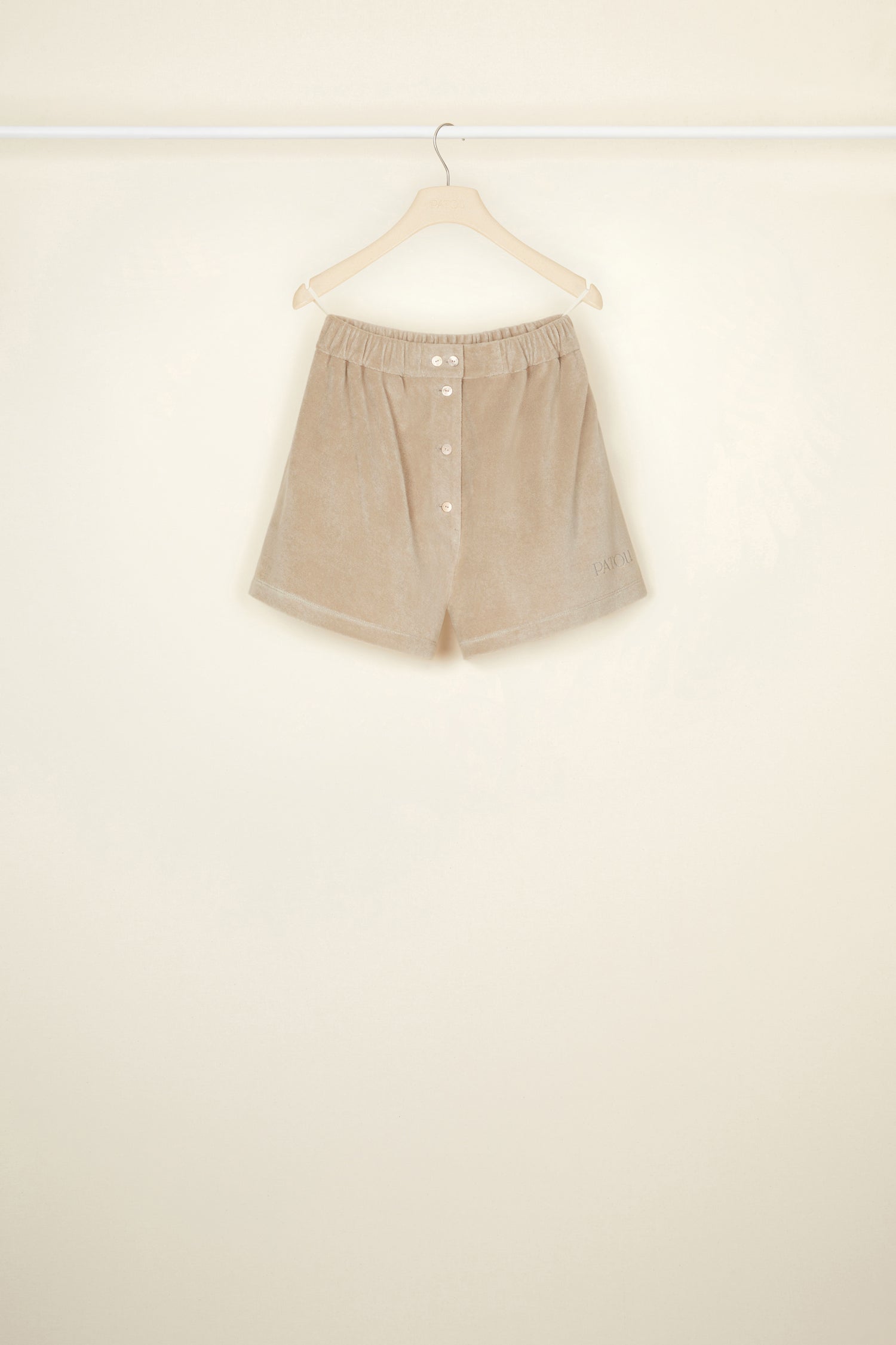 Patou JE040 short boxer coton bio parchemin