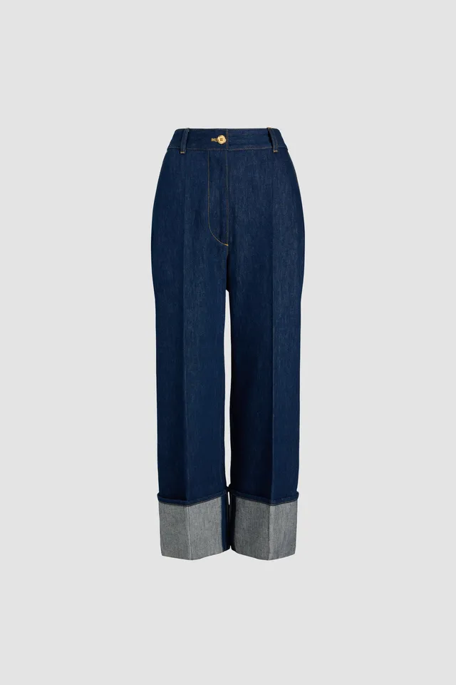 Patou H20TR0030008602D pantalon jean droit bleu 34-44