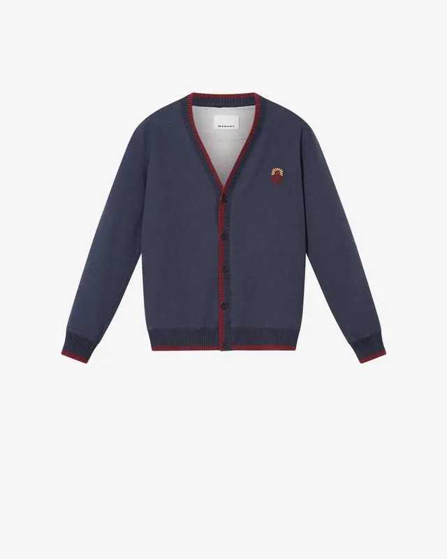 Isabel Marant Wallace sweatshirt bleu marine coton