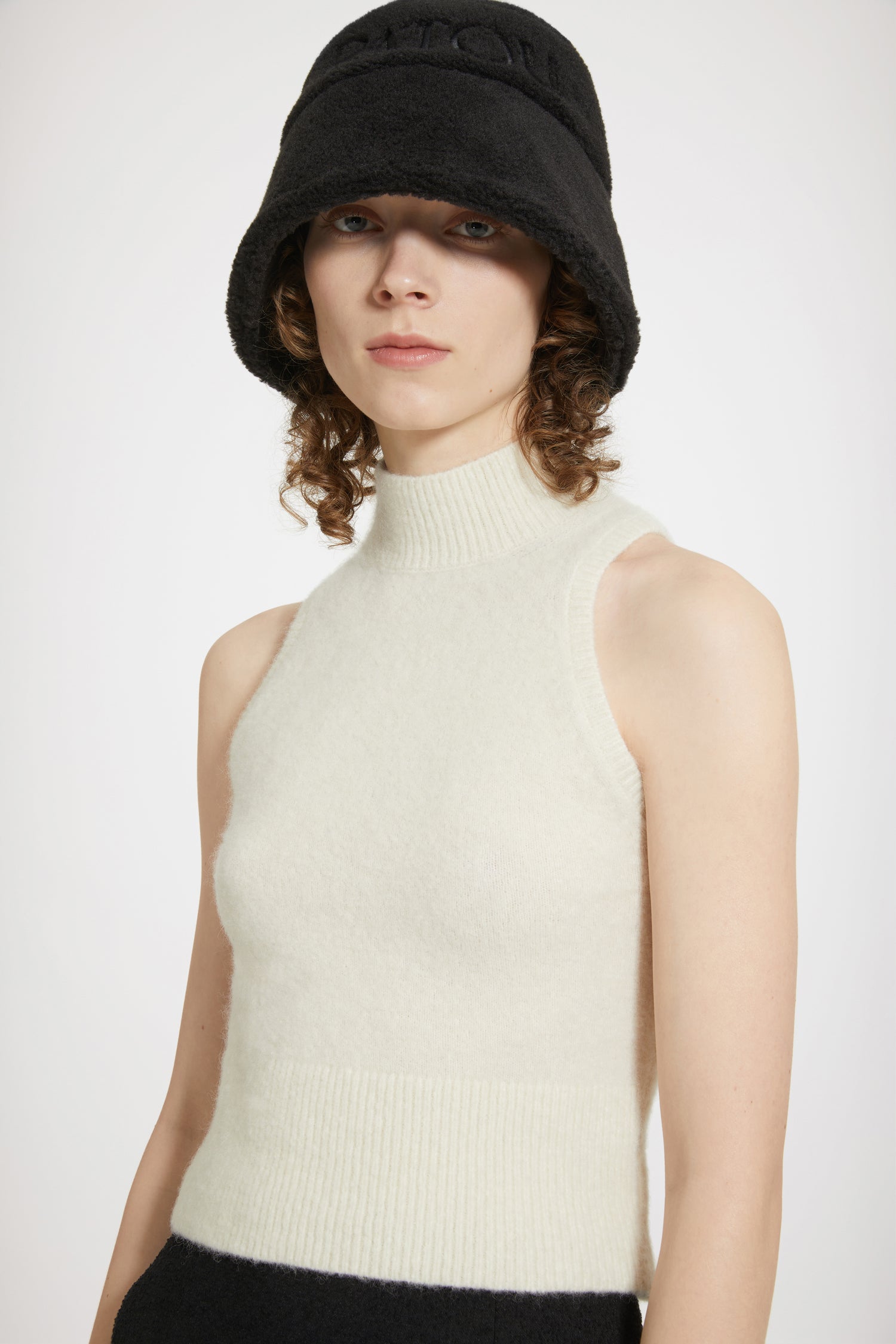 Patou KN150 H23KN1508065009A top maille alpaga blanc Avalanche
