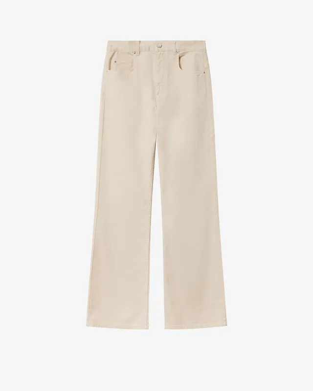 Isabel Marant Belvira jean bootcut écru fluide