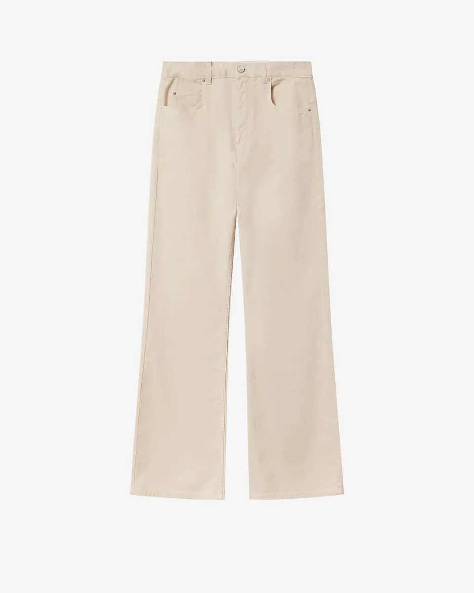 Isabel Marant Belvira jean bootcut écru fluide