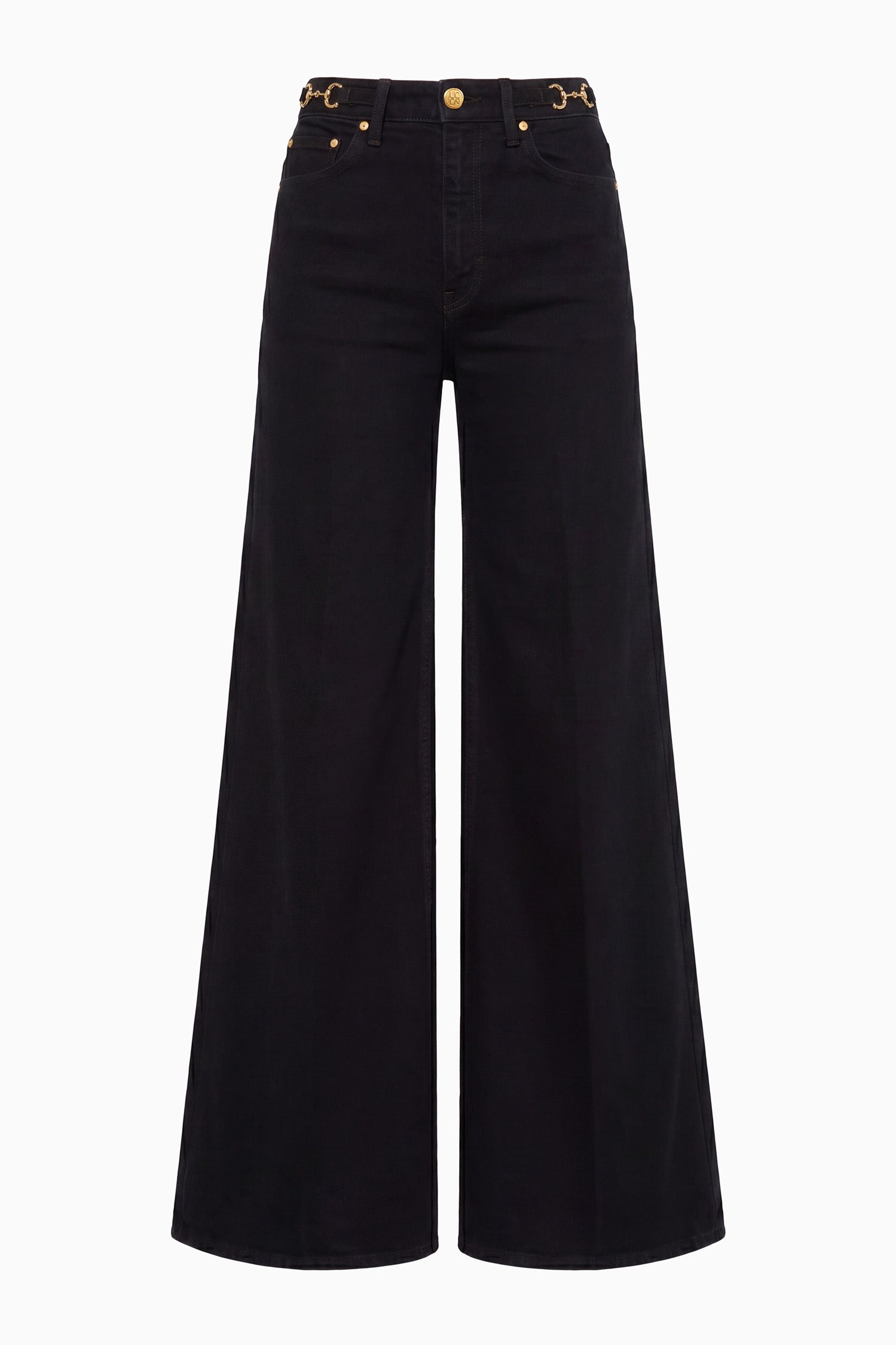Ulla Johnson Valory Flare Jean jean flare noir stretch