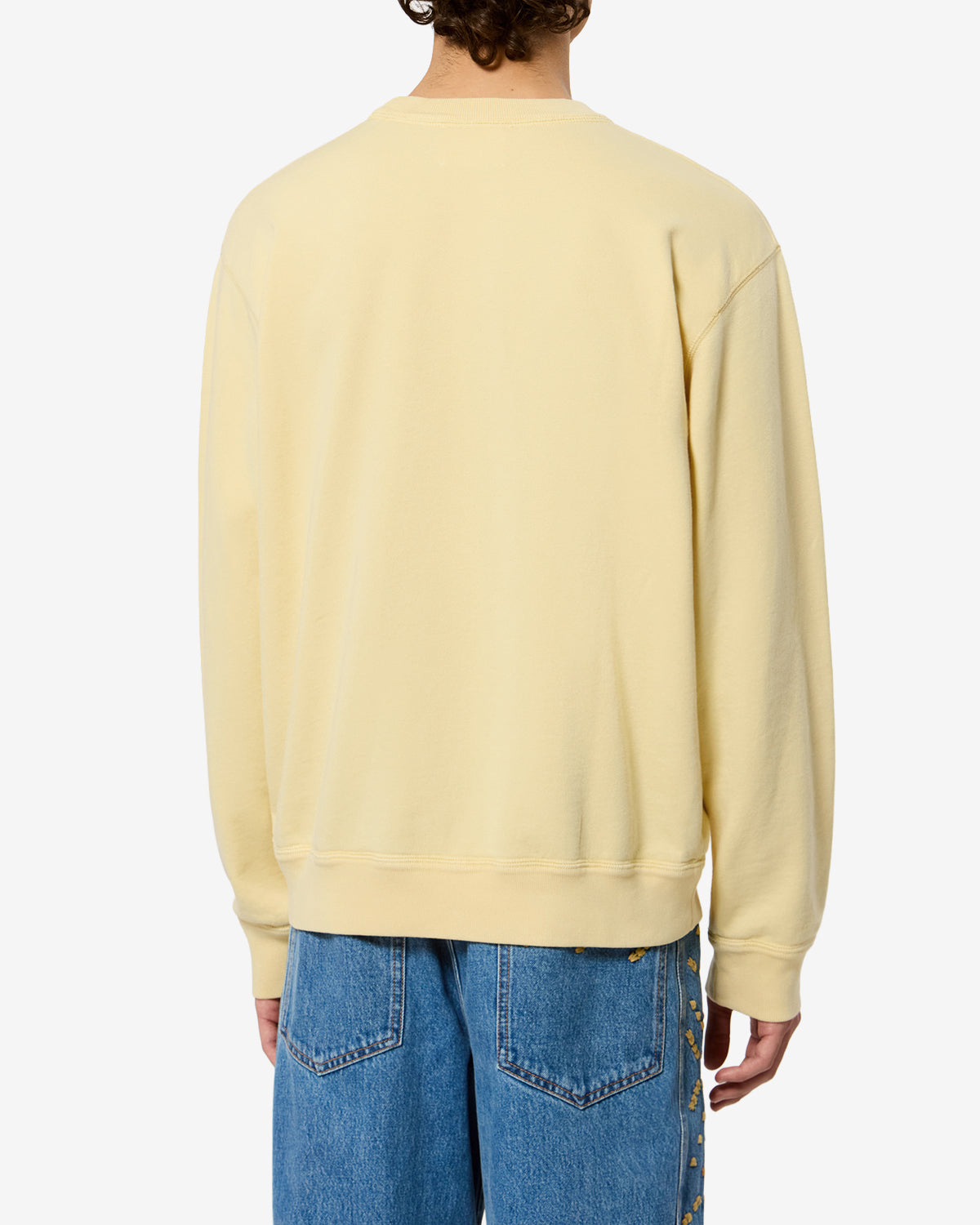 Isabel Marant Mikoy sweat coton beige logo