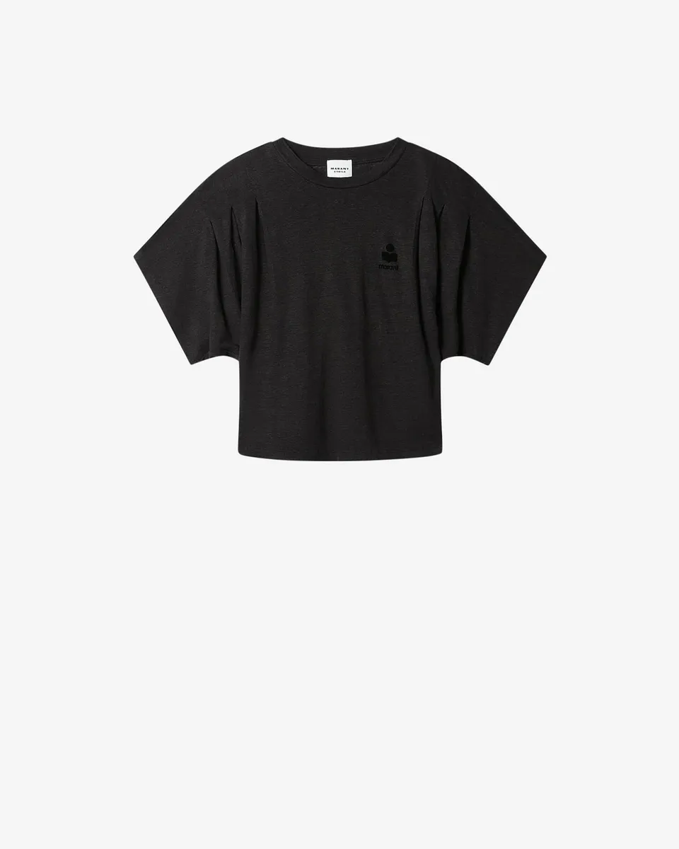 Isabel Marant Kyanzae t-shirt lin noir