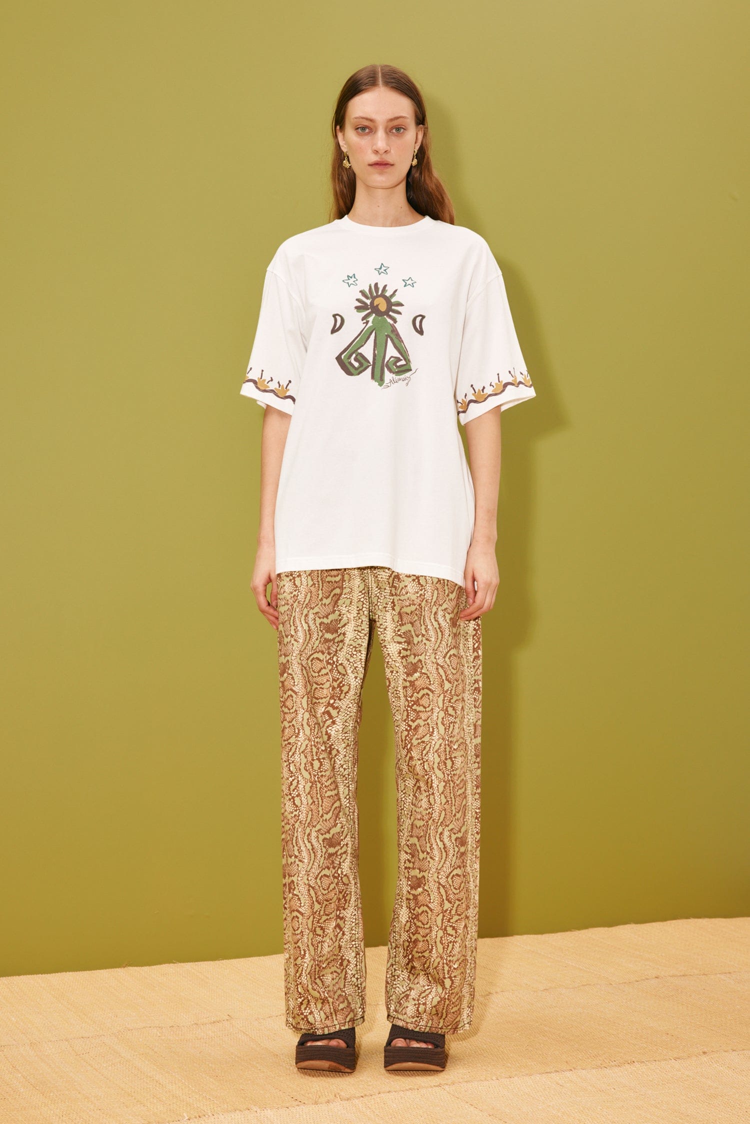 Alemaïs Sun Dancer tee t-shirt coton bio imprimé