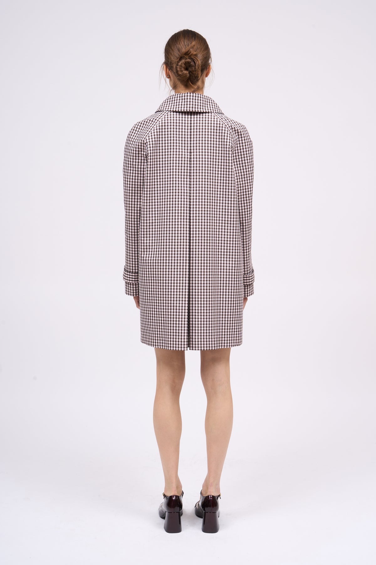 Paul & Joe Harvey manteau popeline vichy évasé
