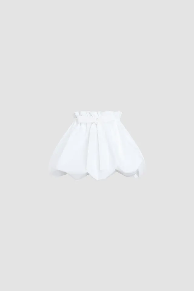 Patou E26SK1160017001W jupe blanche coton bio
