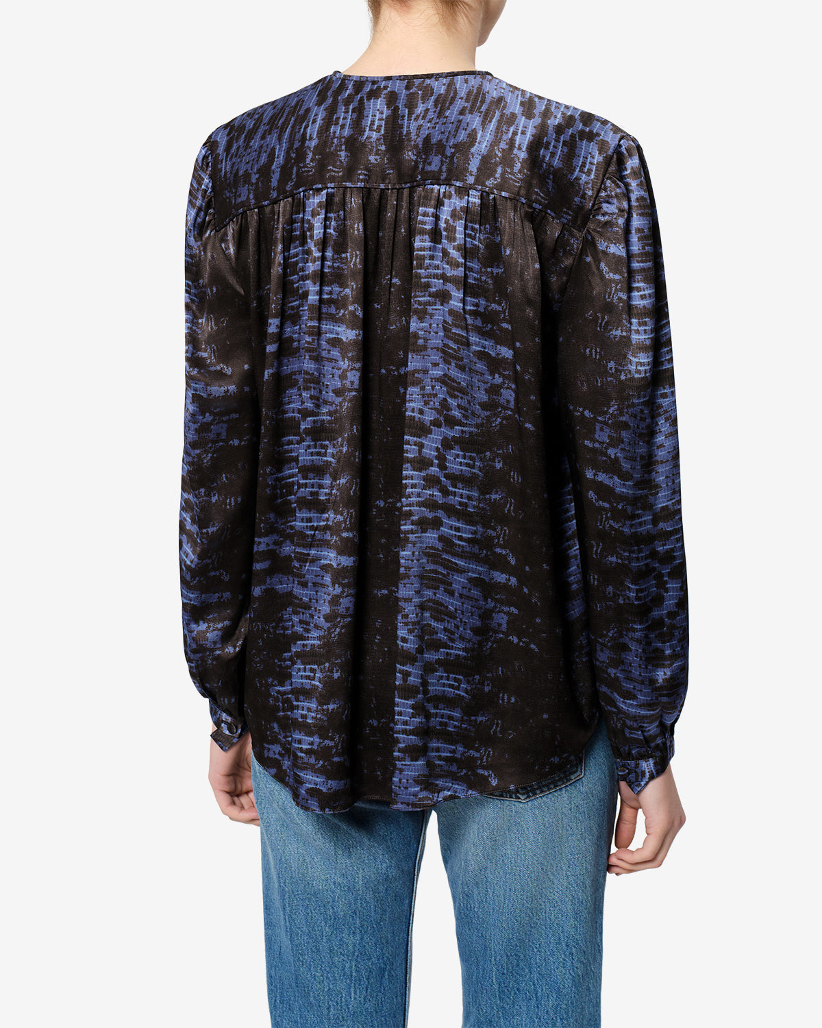 Isabel Marant Laraya HT0990FA blouse soie python nuit