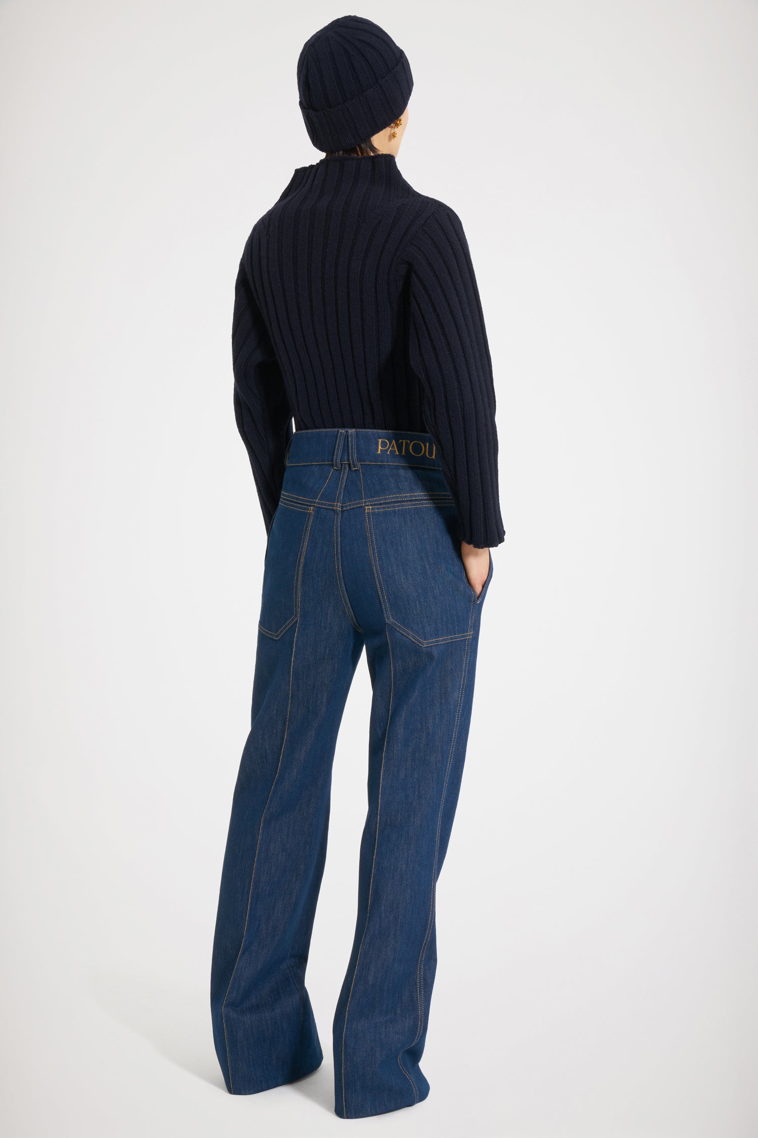 Patou Denim TR026 jean flare denim bio 38