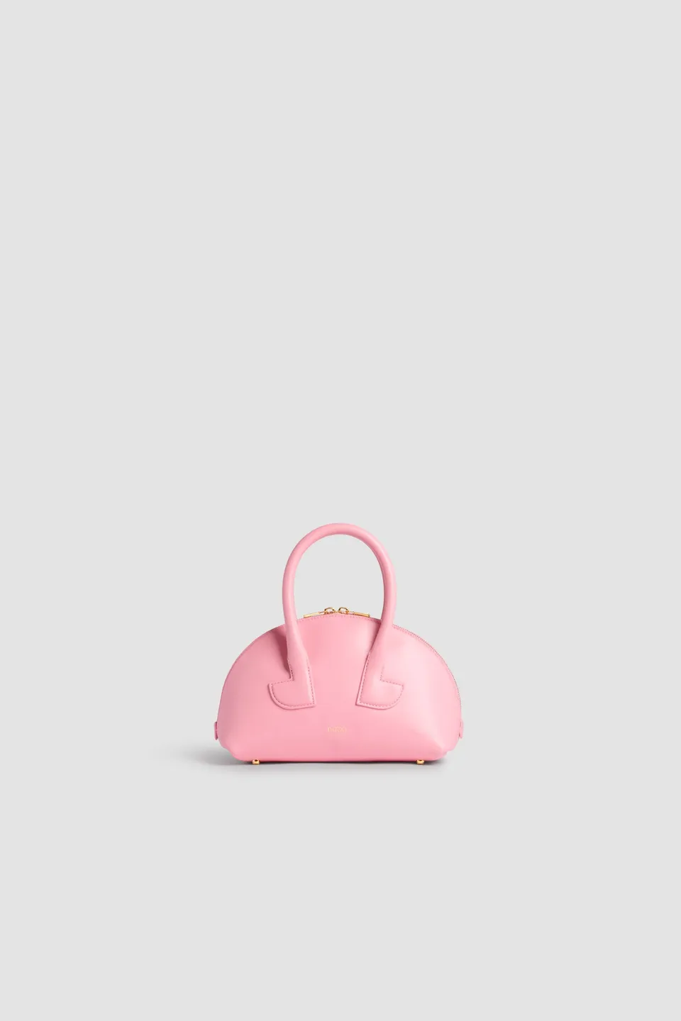 Patou BA019 sac bowling cuir rose Primrose TU