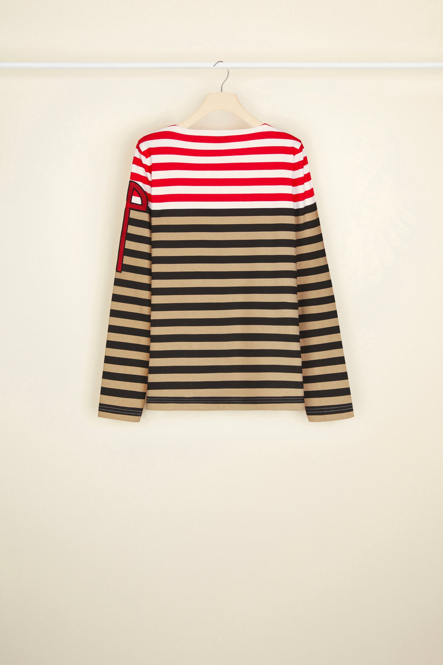 Patou Top marinière breton coton bio multicolore Navy Brown