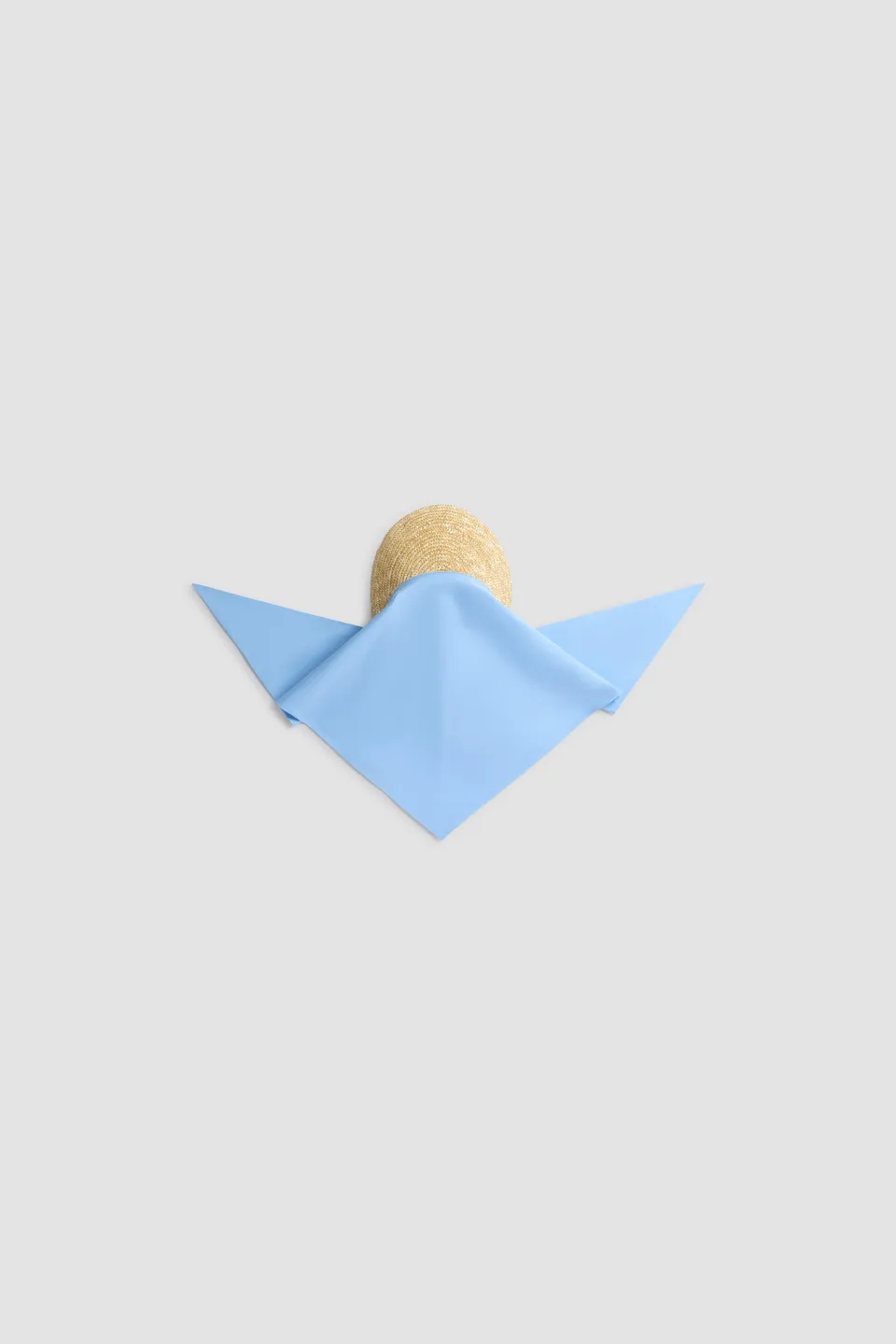 Patou AC141 casquette coton Riviera Blue TU foulard brodé