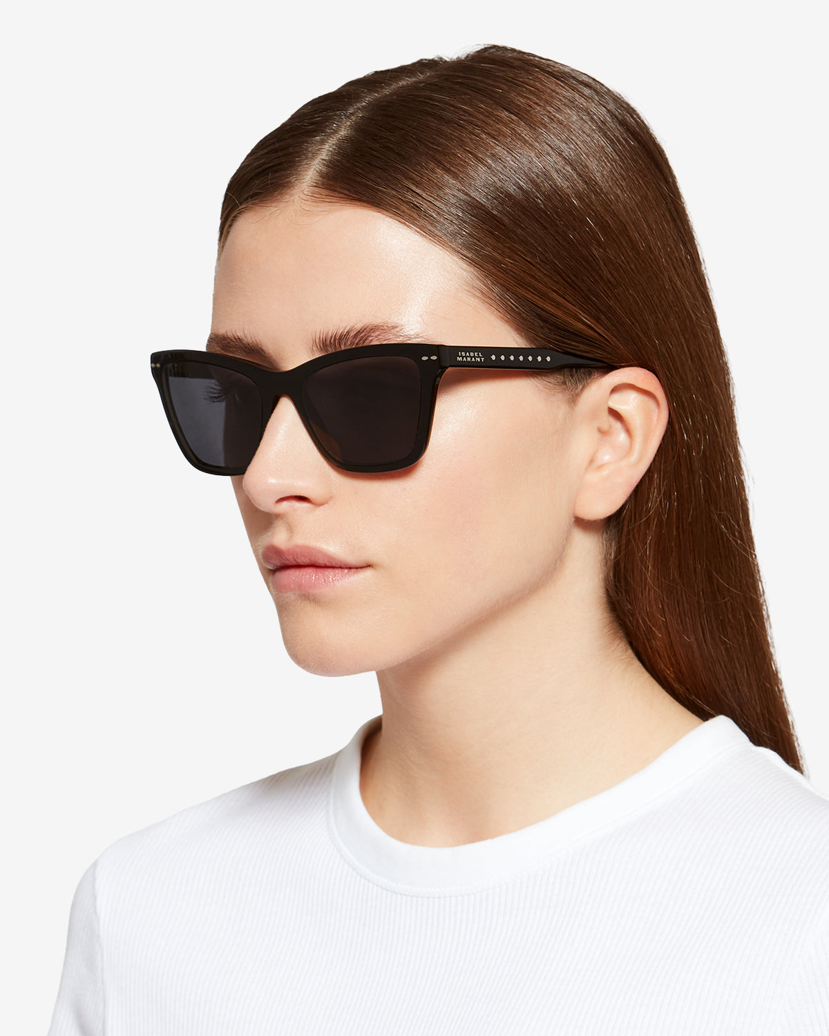Isabel Marant Leyna lunettes soleil cat eye noir