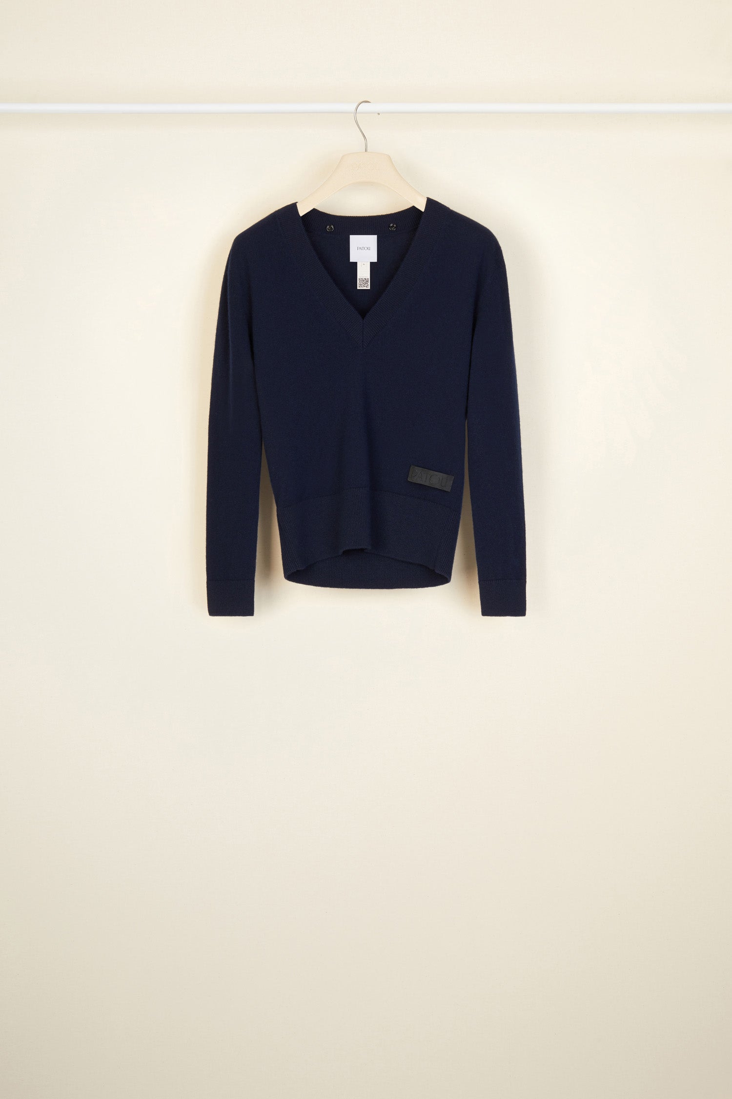 Patou Knitwear KN046 pull marin laine navy P21KN0468032601N