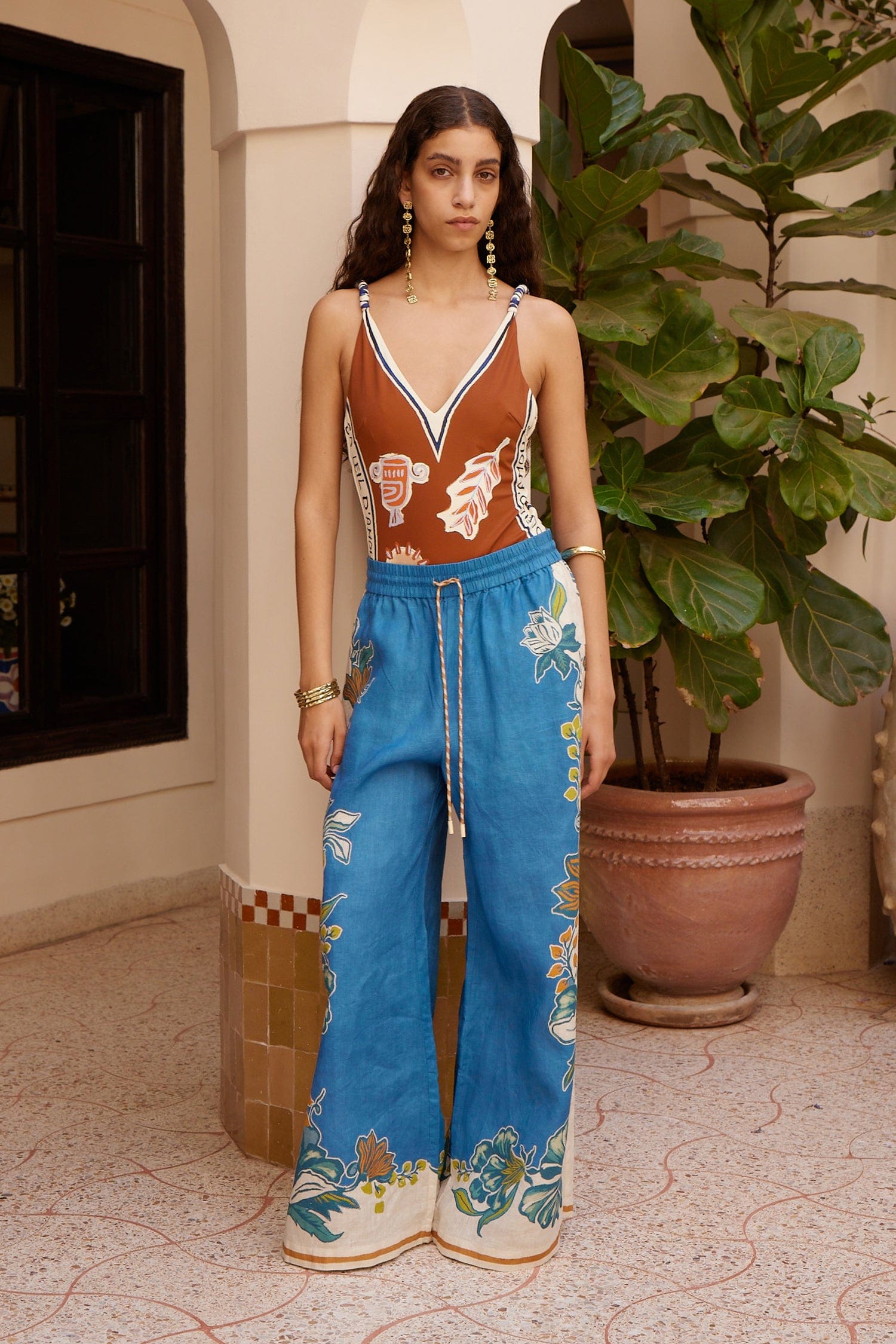 Alemaïs Soleil d'Amour maillot une pièce col V recyclé