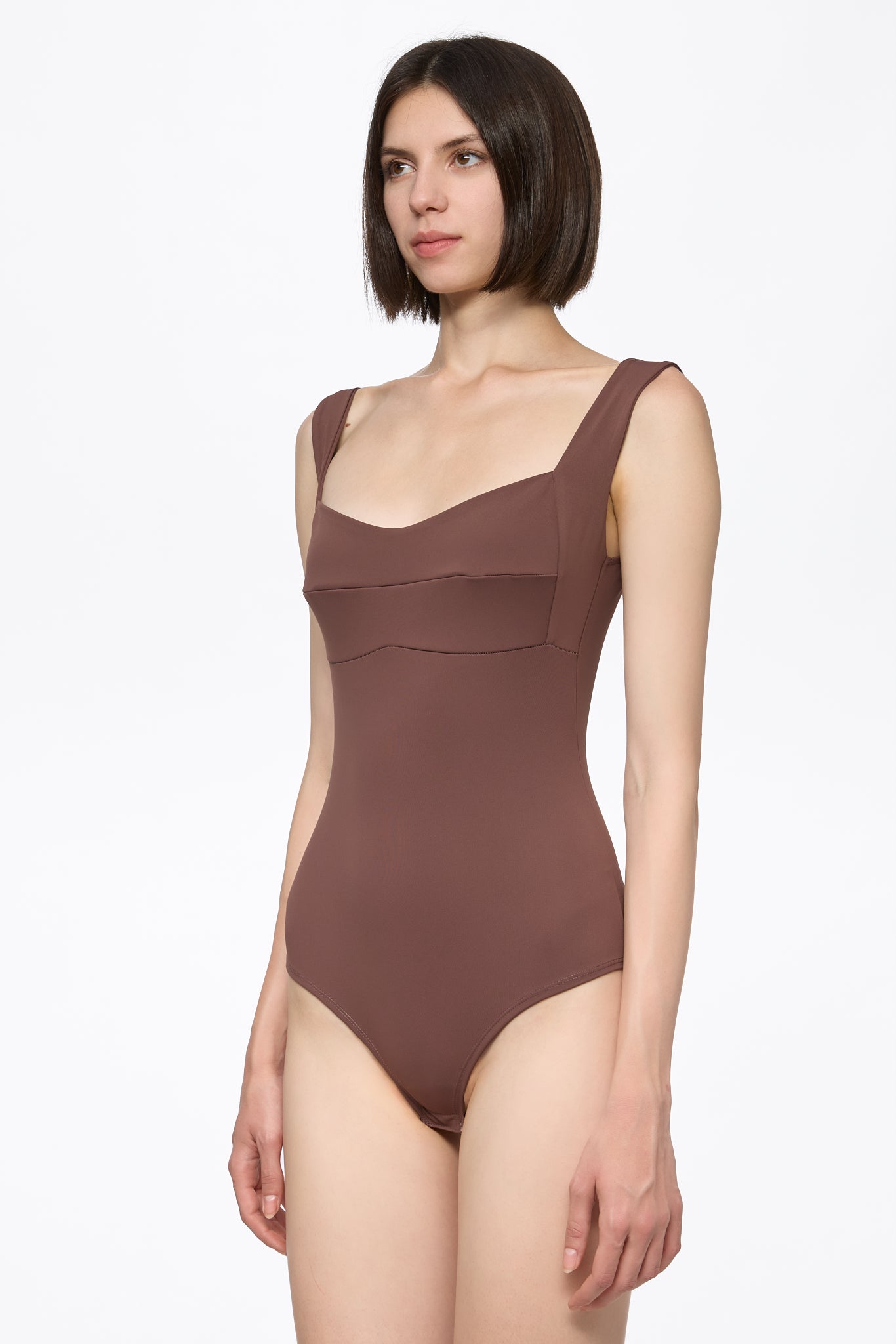 ATU Body Couture Bodysuits body corset lycra marron lait