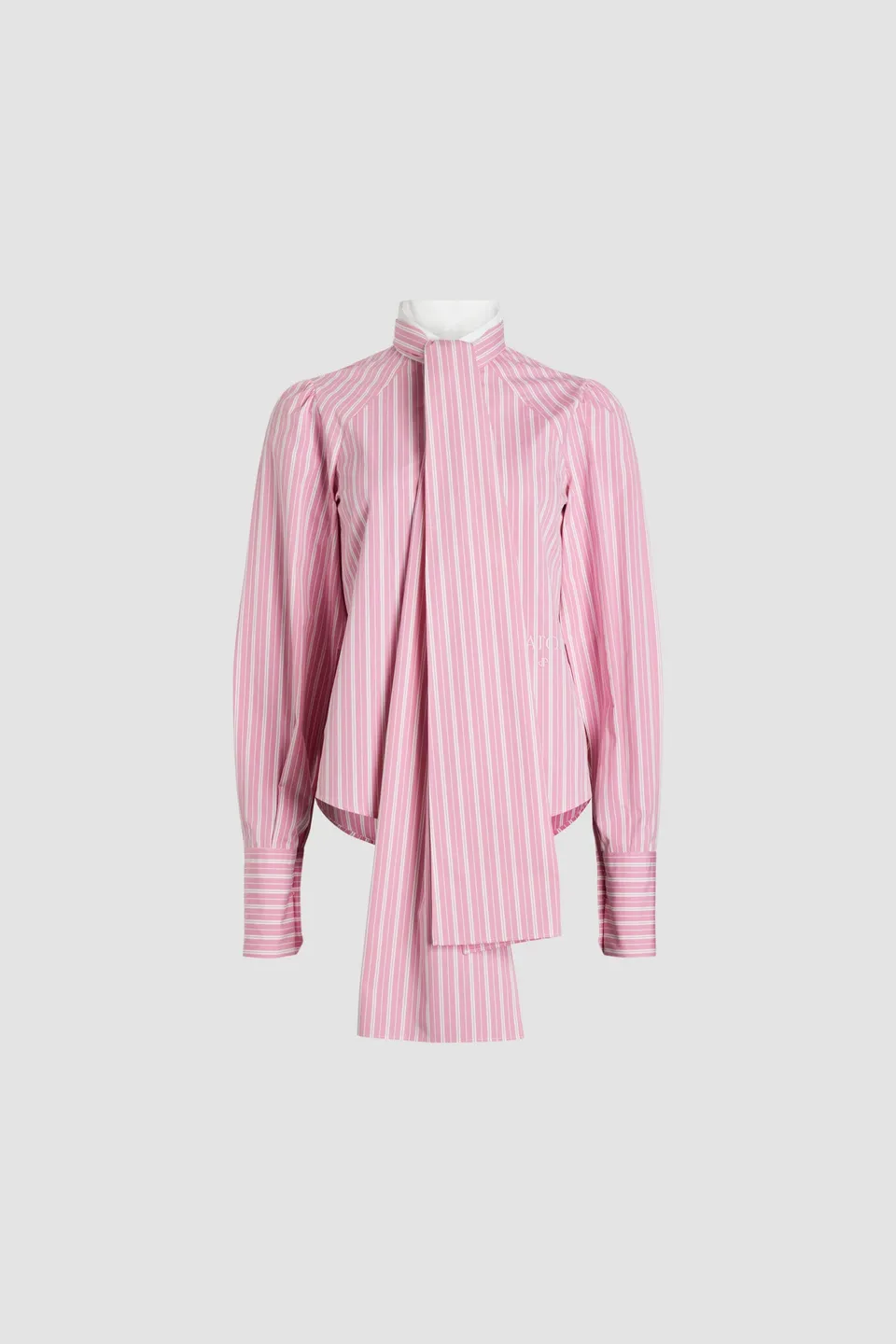 Patou H24BL03401905063 blouse coton Pink Stripes rayée