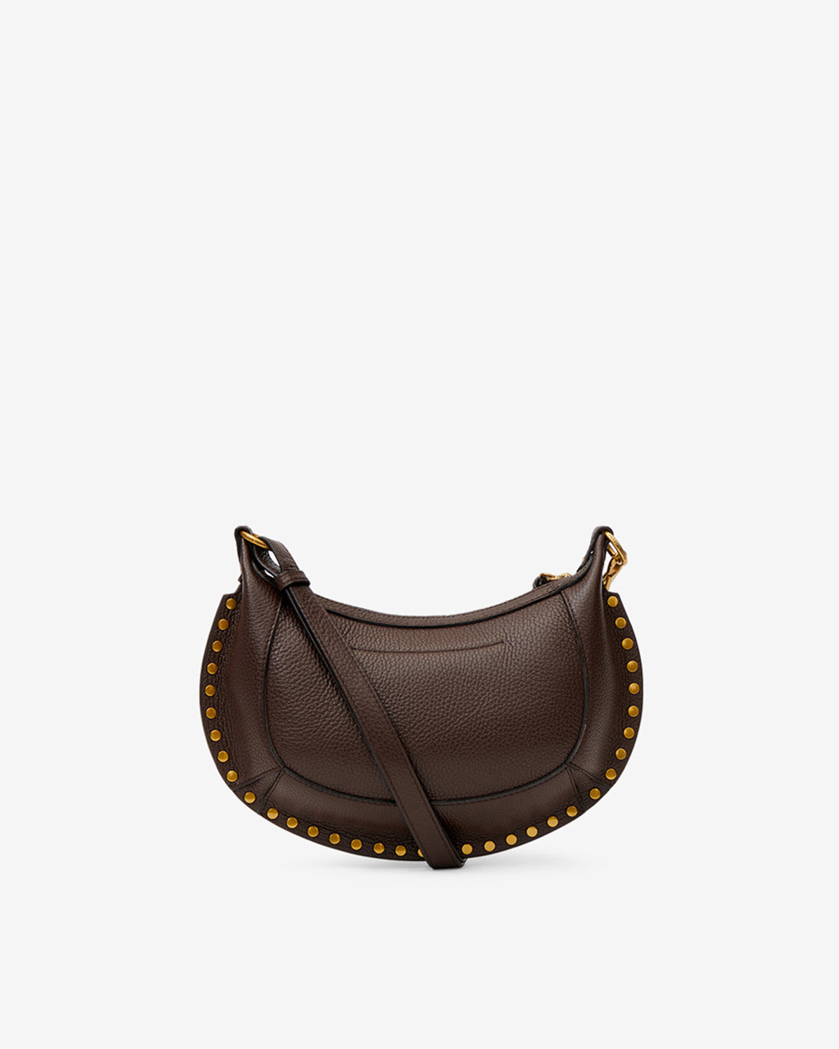 Isabel Marant Oskan Moon sac cuir grainé café