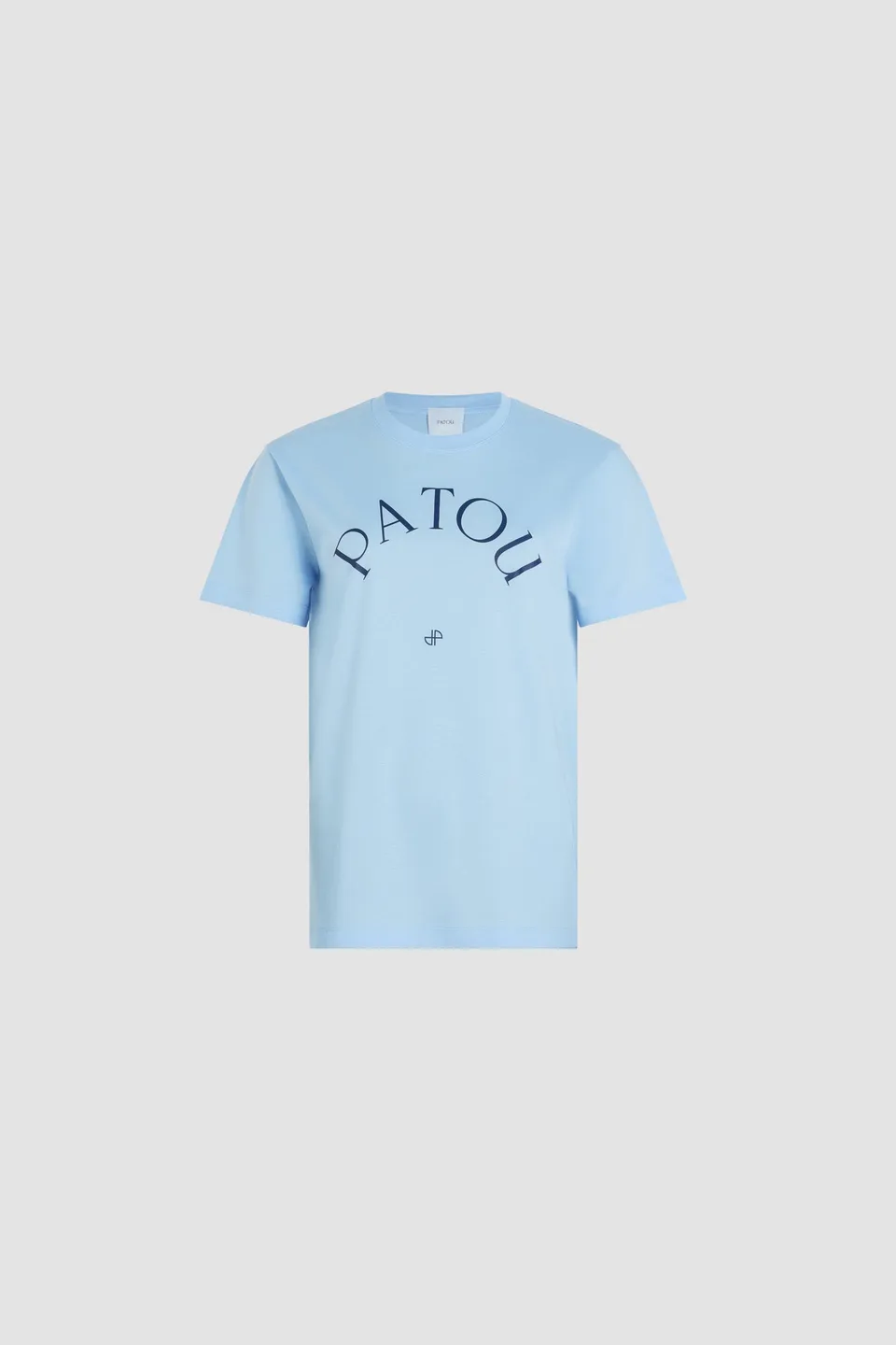Patou JE1369999637B t-shirt coton bio bleu skylight logo