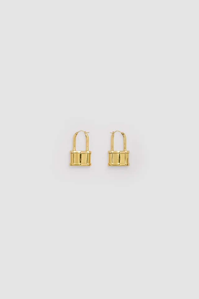 Patou JW164 H25JW1641002299G boucles d'oreilles cadenas doré
