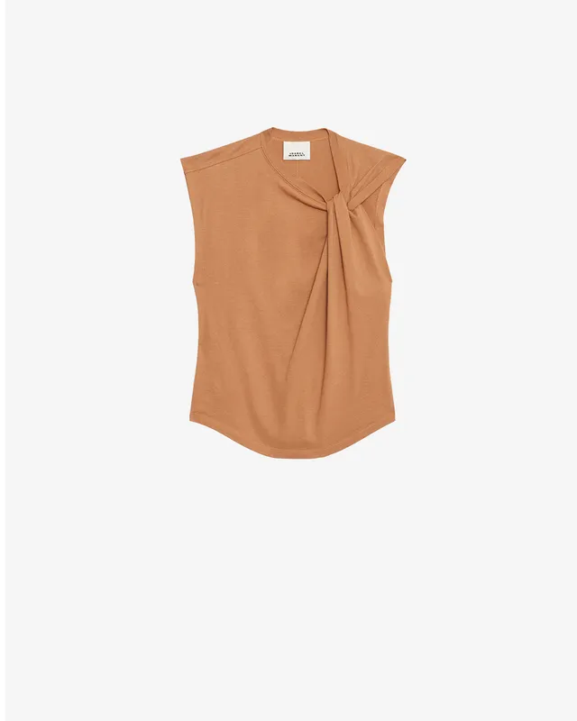 Isabel Marant Nayda TS0175FA T-shirt caramel coton