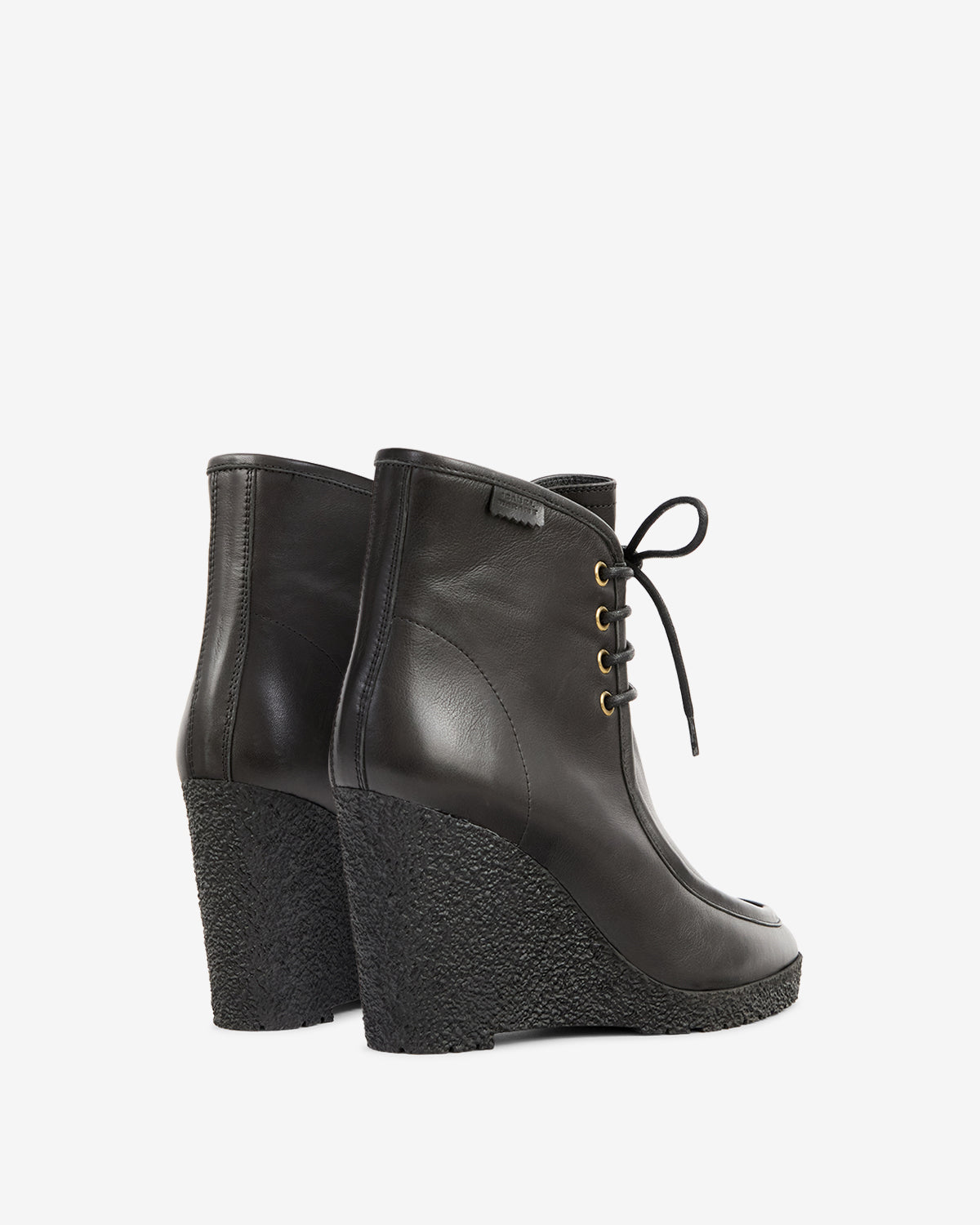 Isabel Marant Cylia bottines cuir noir talon 7,5 cm