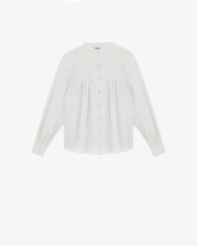 Isabel Marant Plalia HT0002FC blouse blanc voile coton