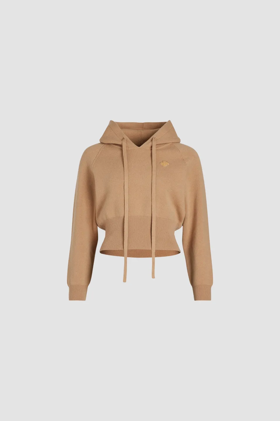 Patou H24KN2138041109B hoodie laine cachemire Biscuit