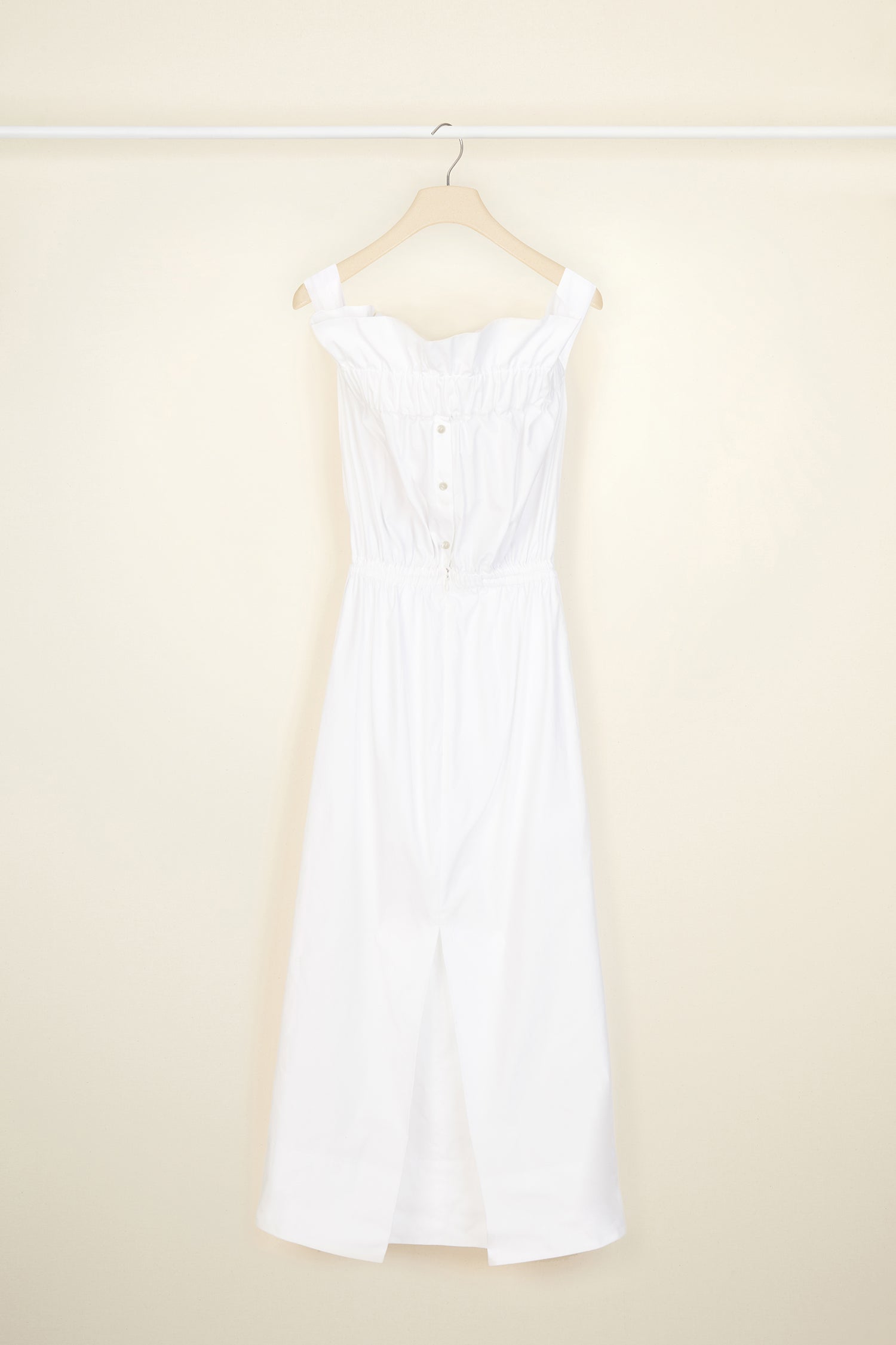 Patou DR061 robe popeline coton bio blanc 34-44