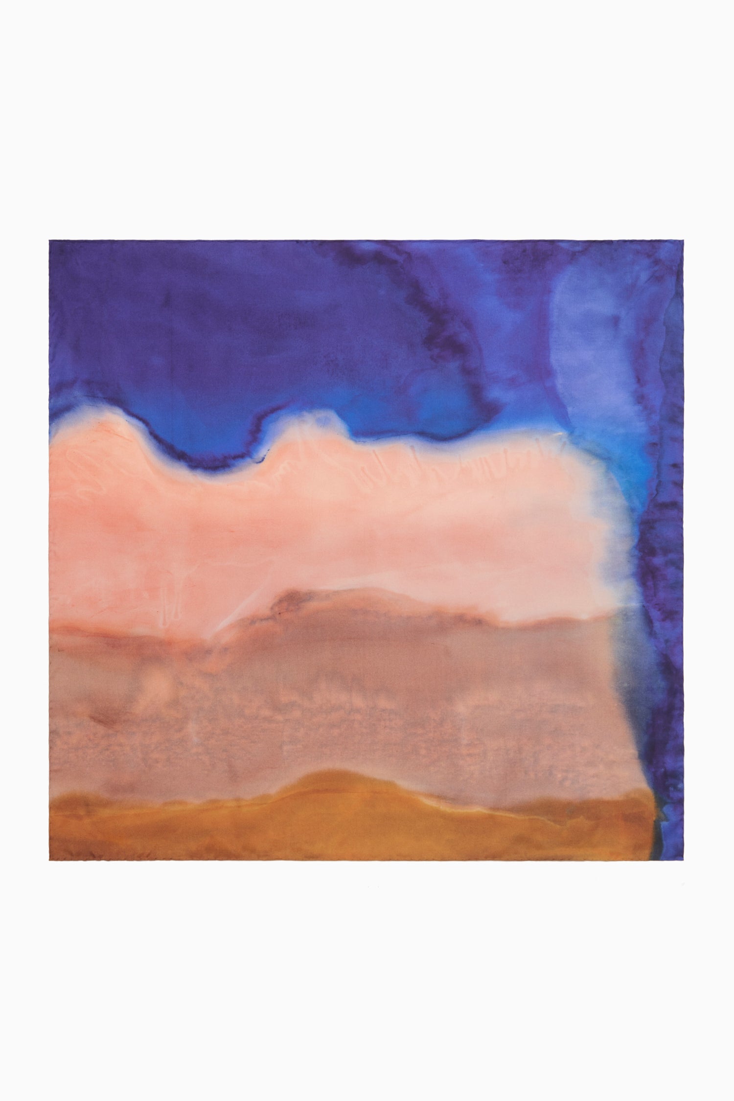 Ulla Johnson Chiara Scarf foulard soie Moontide 89 cm
