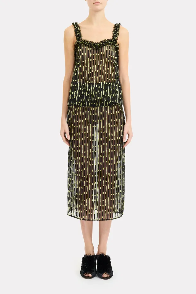 Ulla Johnson Merrill jupe crayon midi Solaris