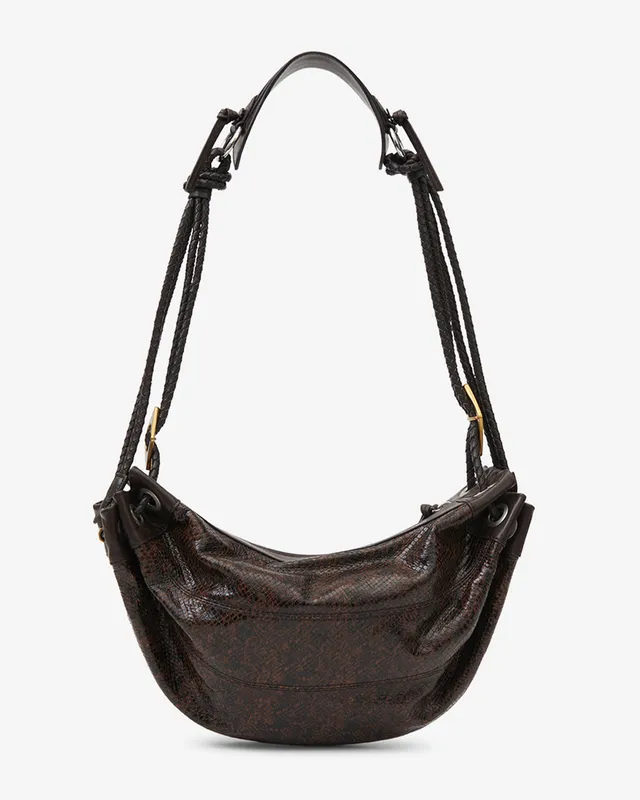 Isabel Marant Maia Medium sac cuir effet python mocha
