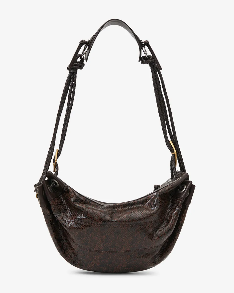 Isabel Marant Maia Medium sac cuir effet python mocha
