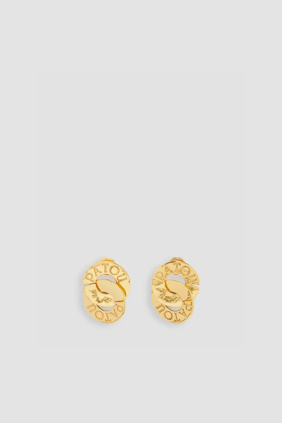 Patou JW094 boucles d'oreilles laiton doré pièces
