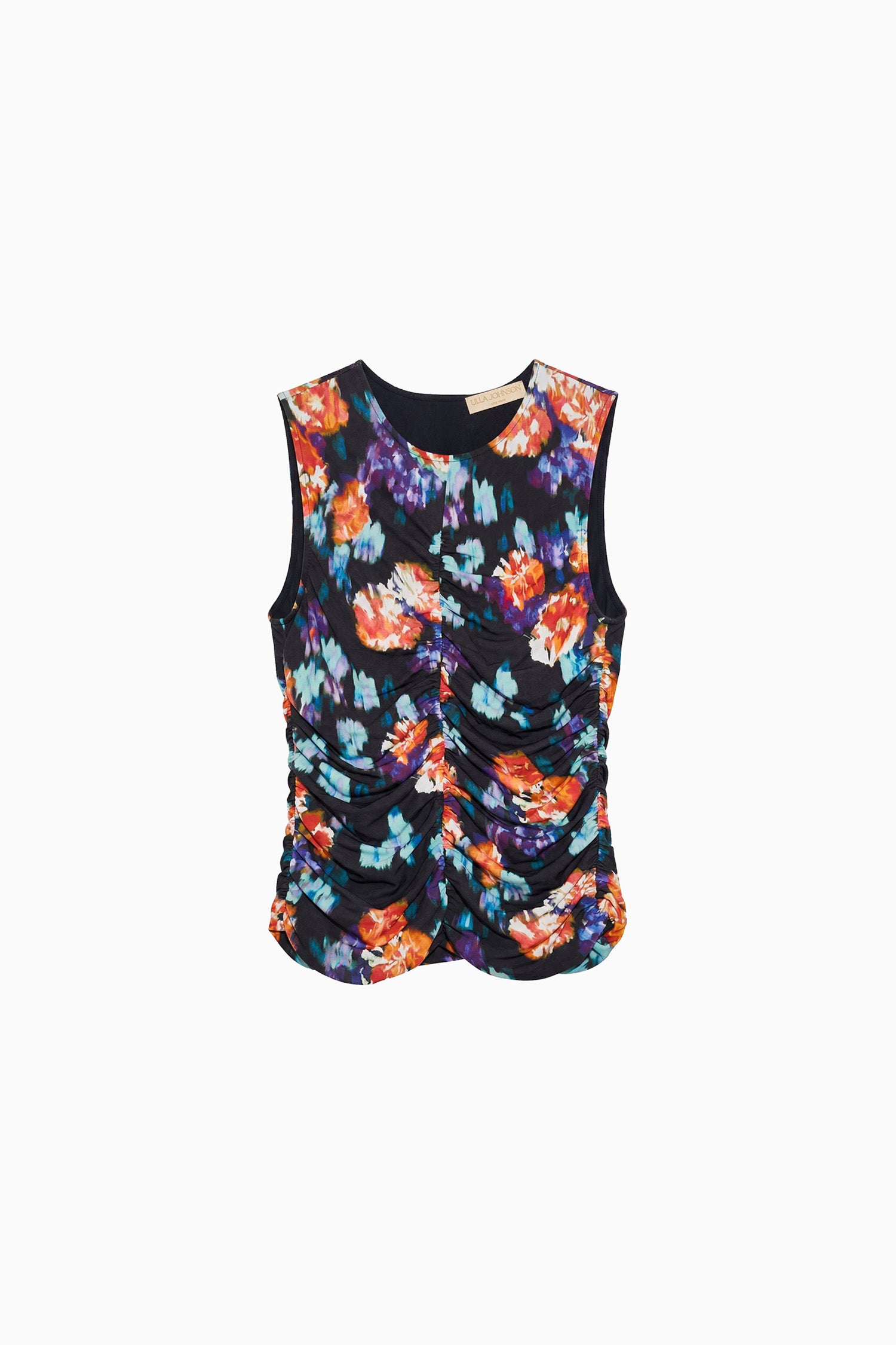Ulla Johnson Annie PF260805 top jersey Nocturne imprimé floral