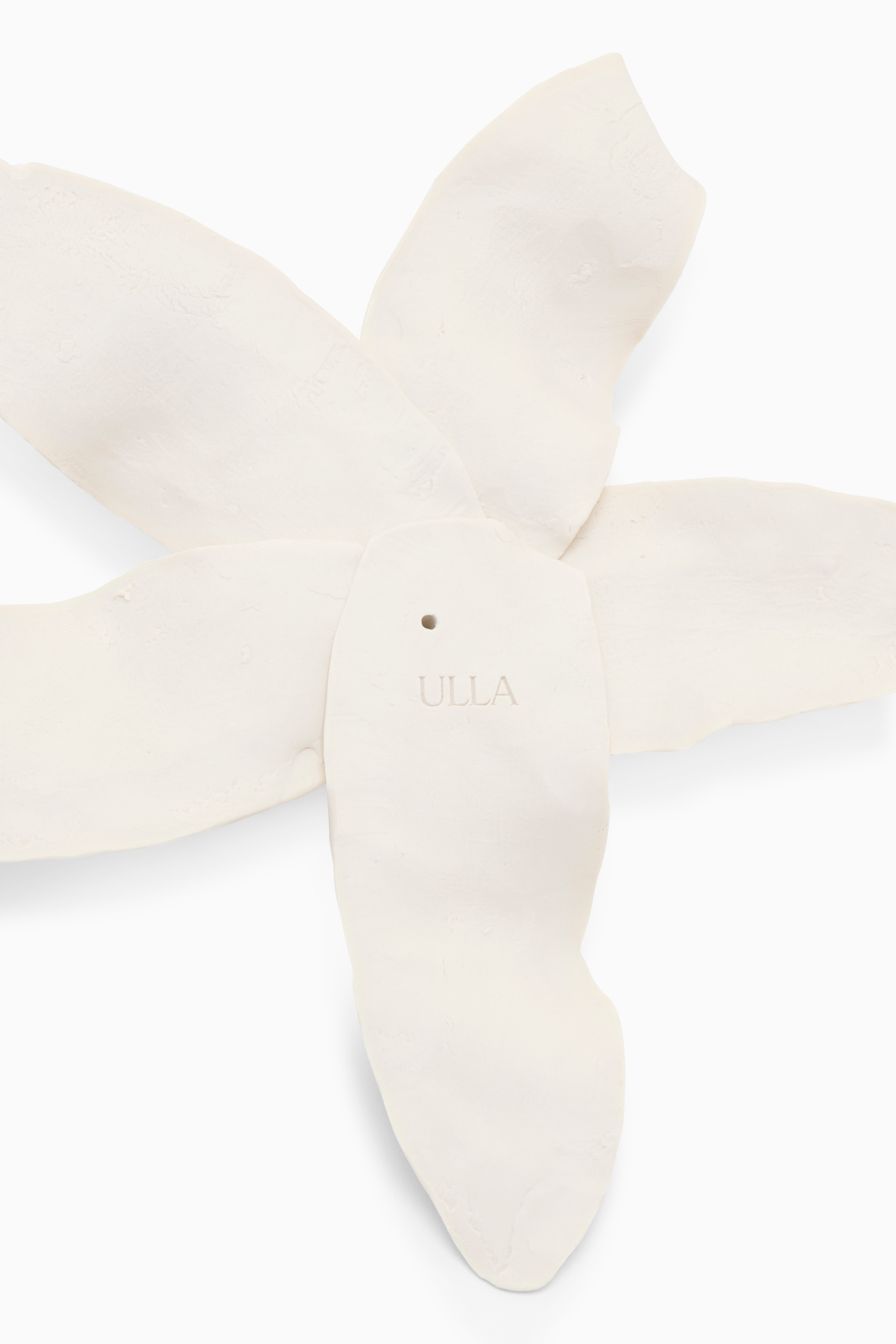 Ulla Johnson Porte-Encens Porcelaine Fleur Blanche Taille Unique