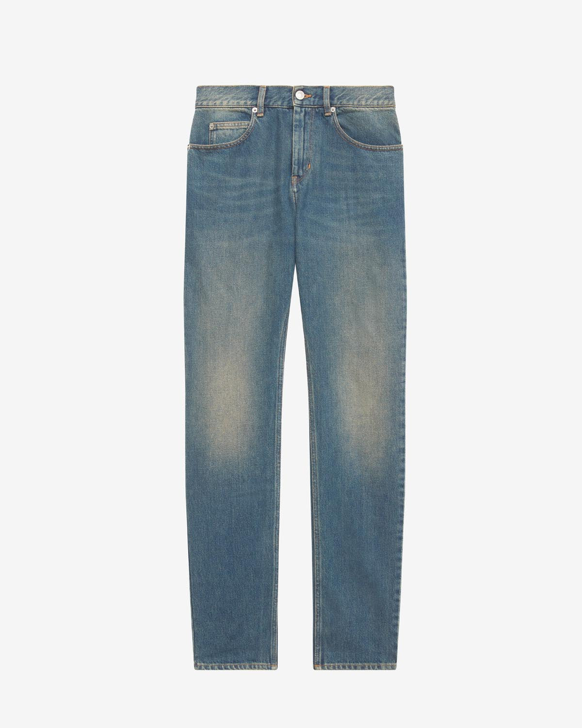 Isabel Marant Jack jean droit bleu 5 poches