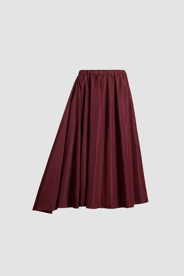 Patou H25SK1000011317R jupe midi faille rouge Vignola