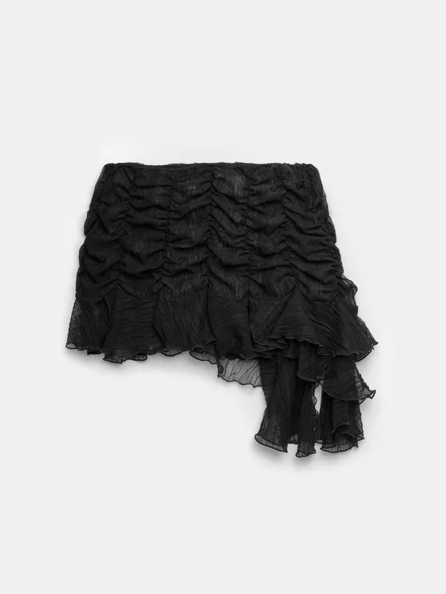 Ester Manas Signature Mini jupe noire mesh 34/44