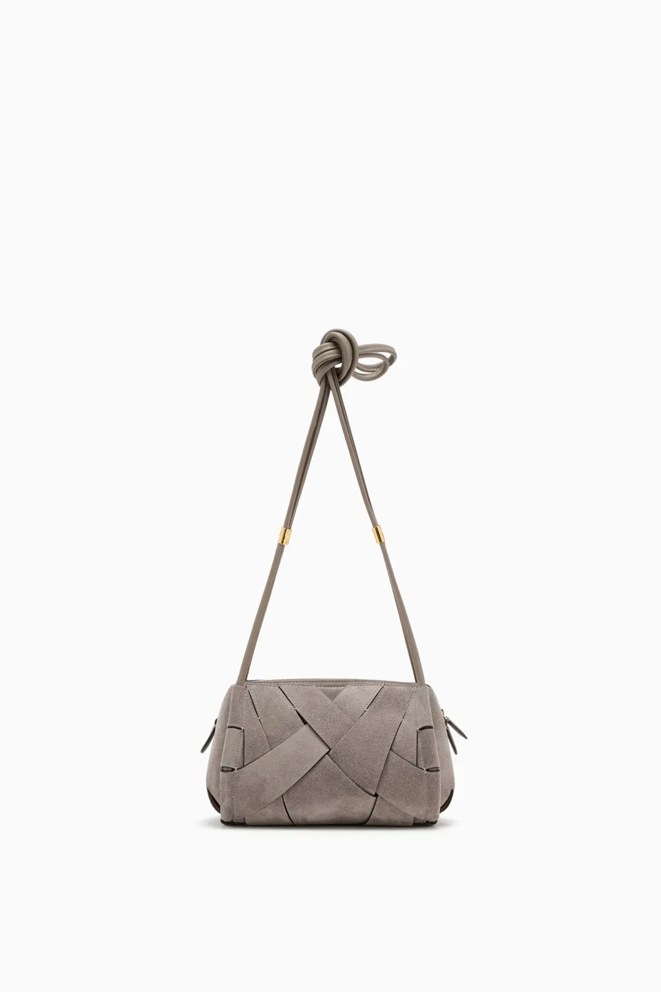 Ulla Johnson Charlotte Sac Cuir Dove Caméra Tressé