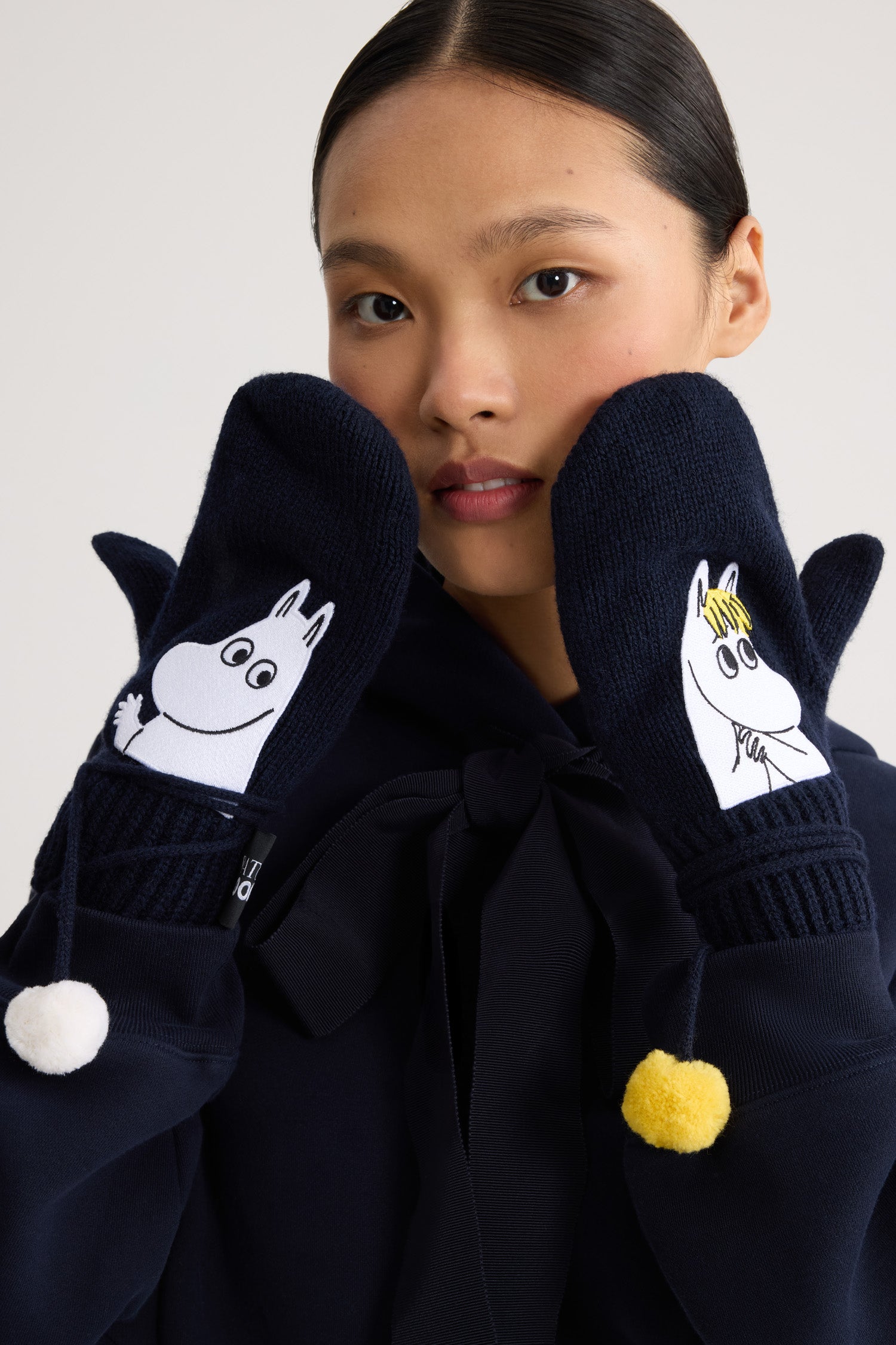 Patou Accessories AC126 moufles laine Moomin Navy TU
