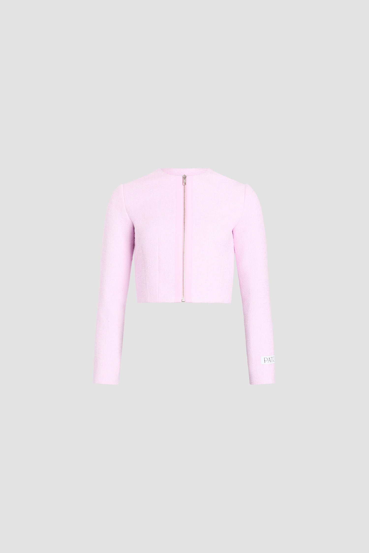 Patou Blouson P26JA068 veste coton bio rose Candy Pink zippée