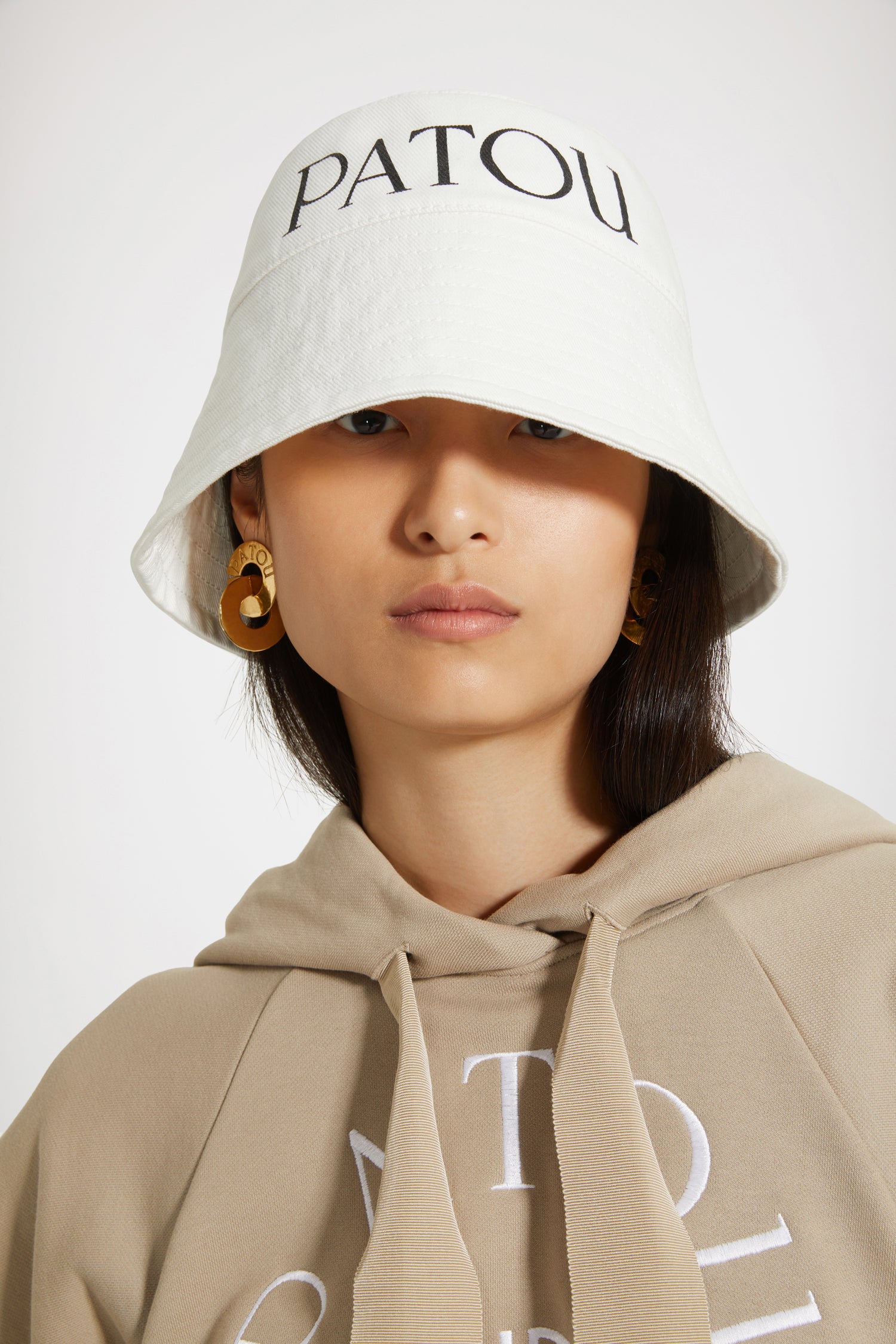Patou Accessories P22AC0270076001W bob coton bio blanc