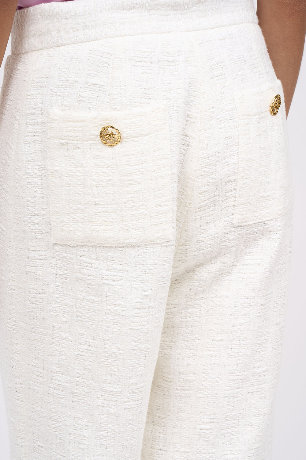 Paul & Joe Tailoring Pantalon droit Granval tweed lurex doublé
